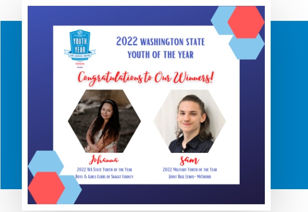 WA State Youth of the Year Winners!