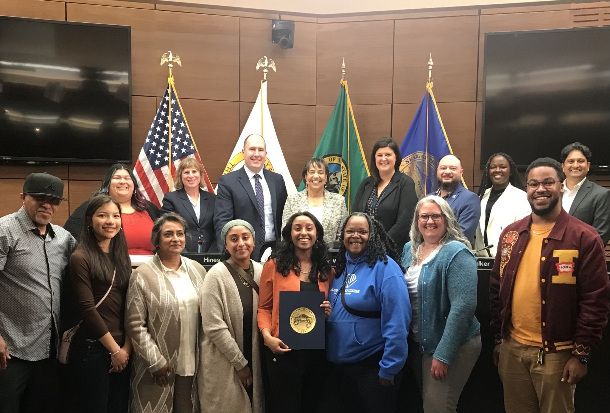 Club Member Riya Receives Recognition from City of Tacoma